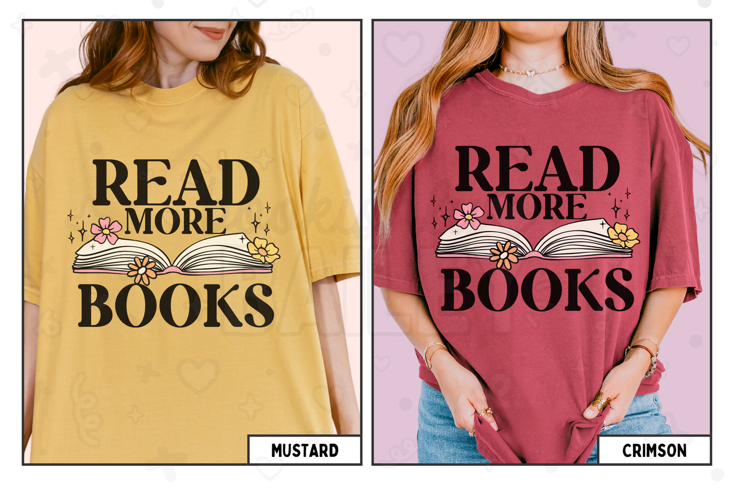 Read More Books Bookish Tee