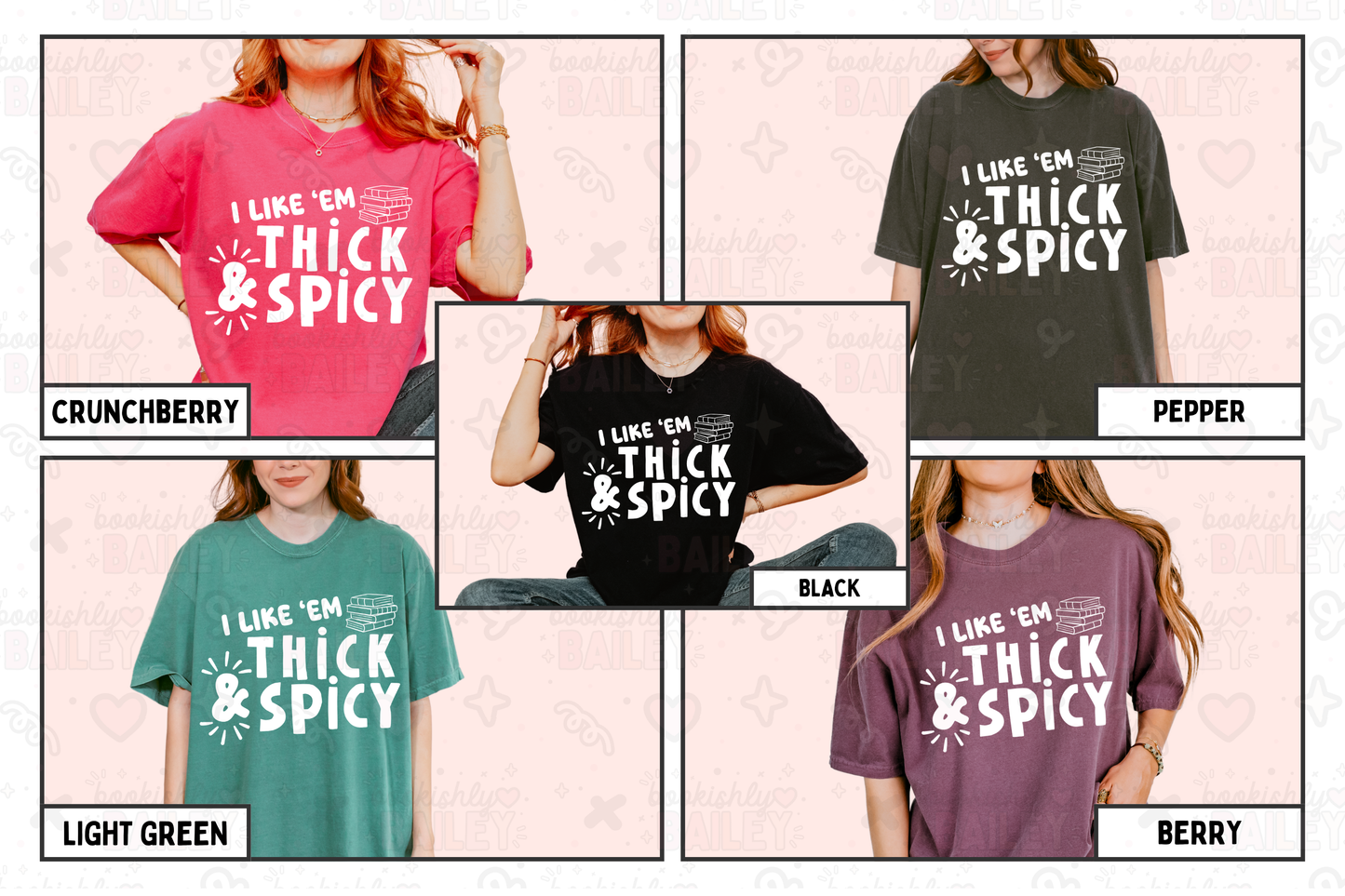 I Like 'Em Thick & Spicy Logo Tee