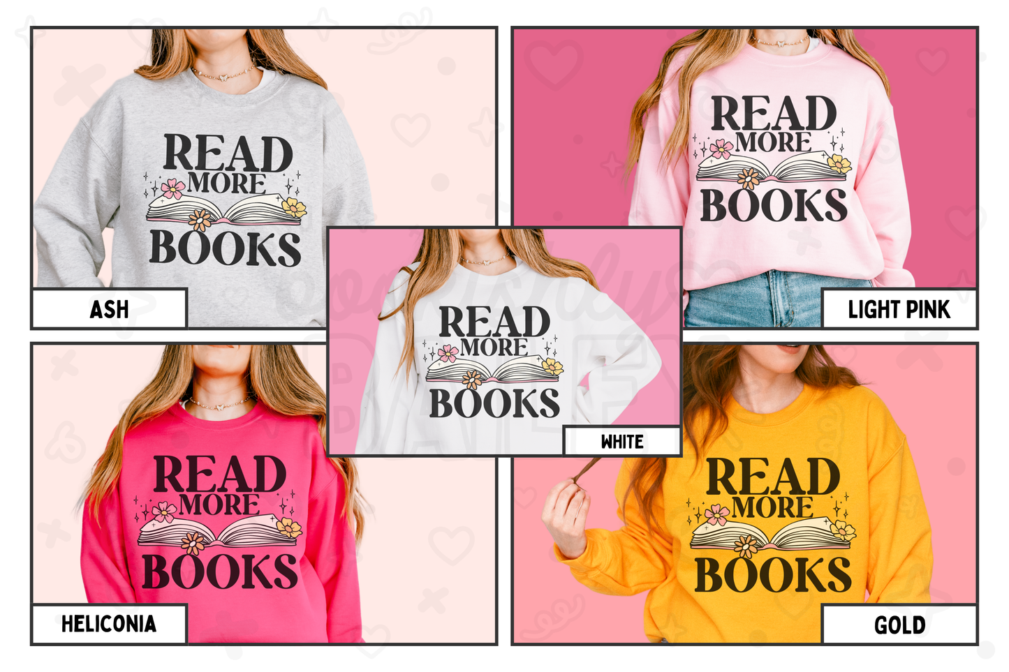 Read More Books Crewneck Sweatshirt