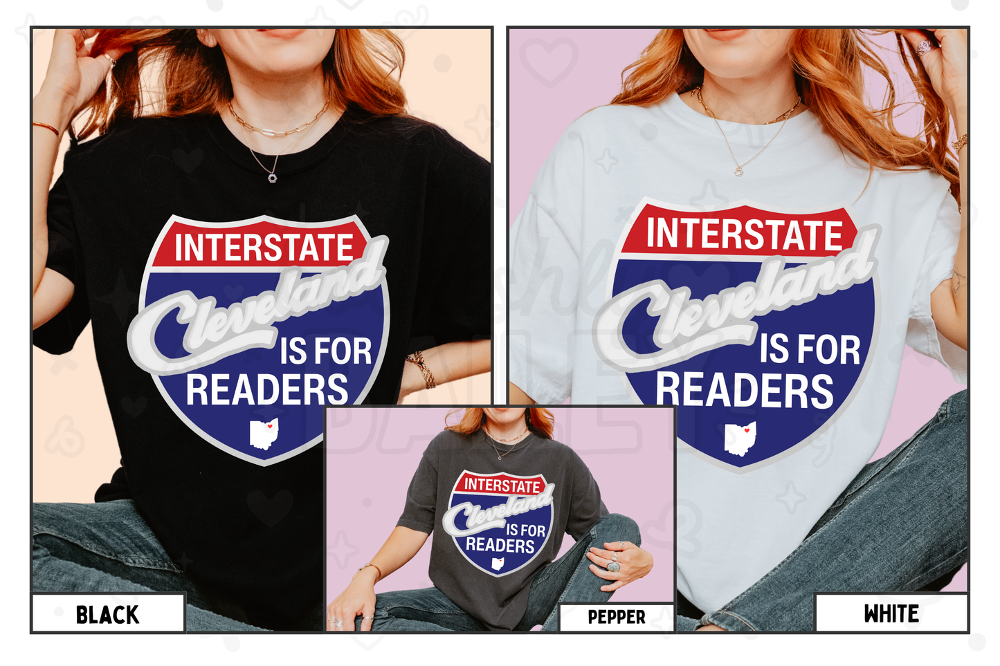 Cleveland Is For Readers Bookish Tee