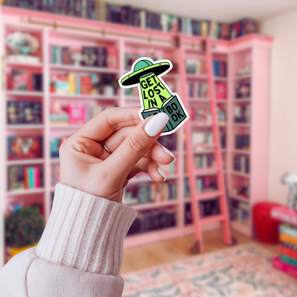 Get Lost In A Good Book - Sticker