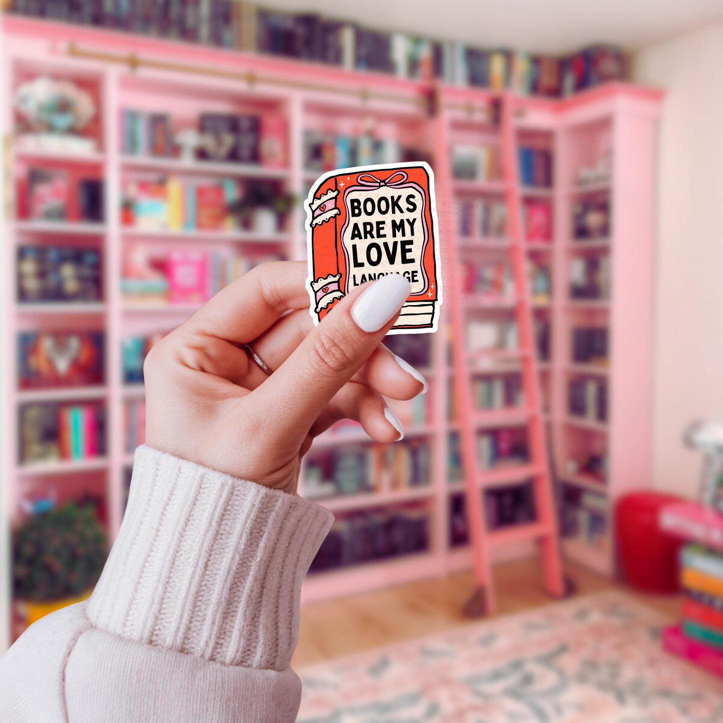 Books Are My Love Language - Sticker