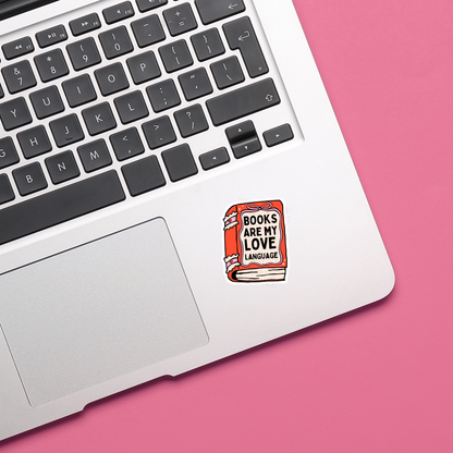 Books Are My Love Language - Sticker
