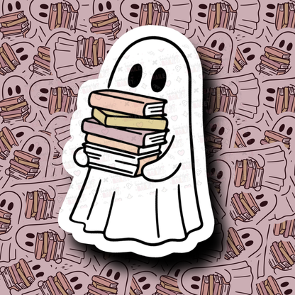 Bookish Ghost - Sticker