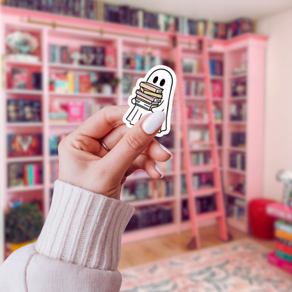 Bookish Ghost - Sticker