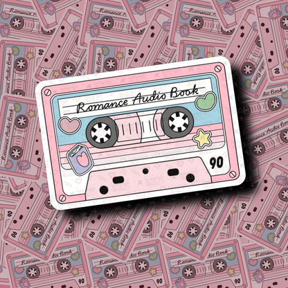 Romance Audiobook, Matte Vinyl Sticker