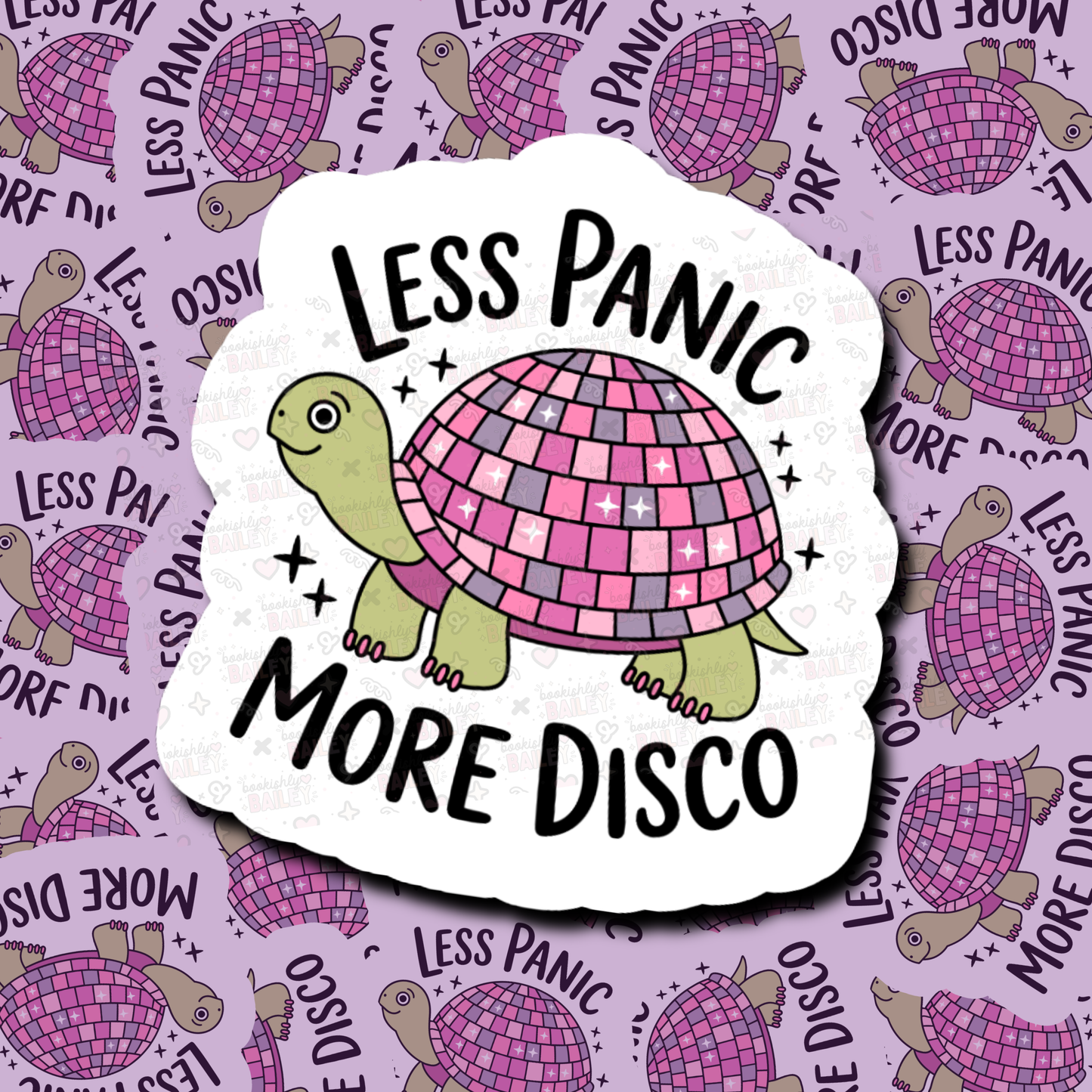 Less Panic More Disco - Sticker