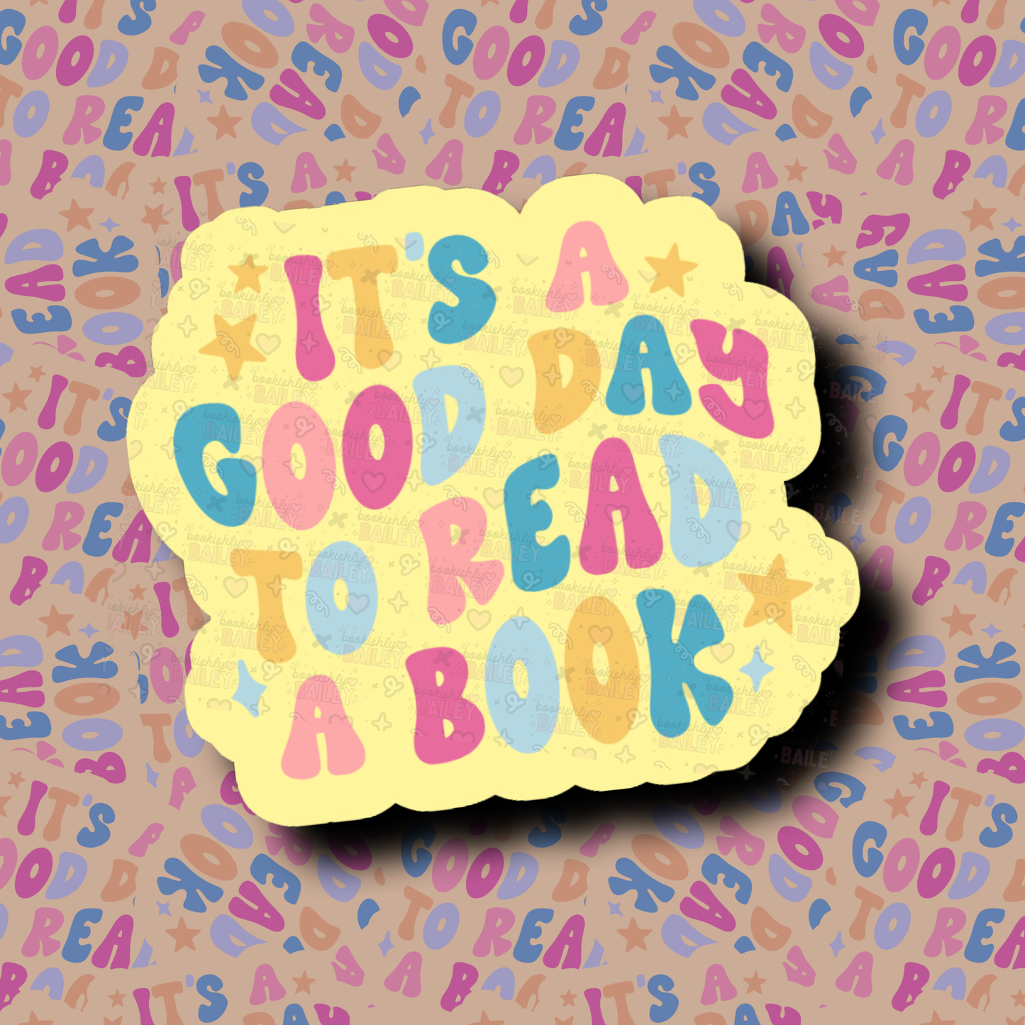 Good Day To Read A Book - Sticker