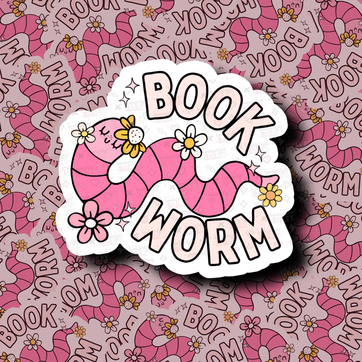 Book Worm - Sticker