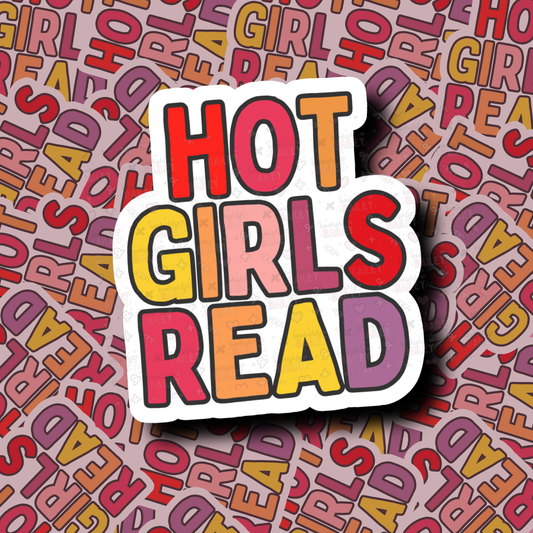 Hot Girls Read - Sticker
