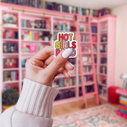 Hot Girls Read - Sticker