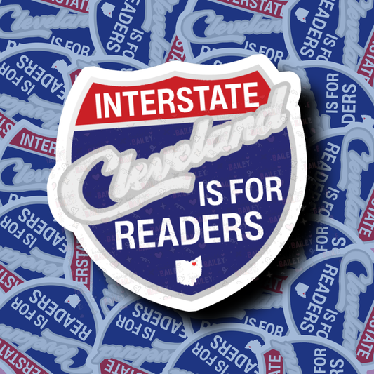 Cleveland Is For Readers - Sticker
