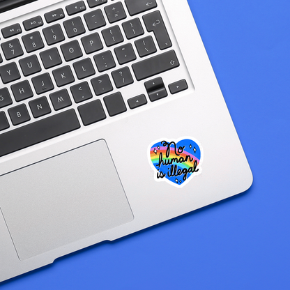 No Human Is Illegal - Sticker