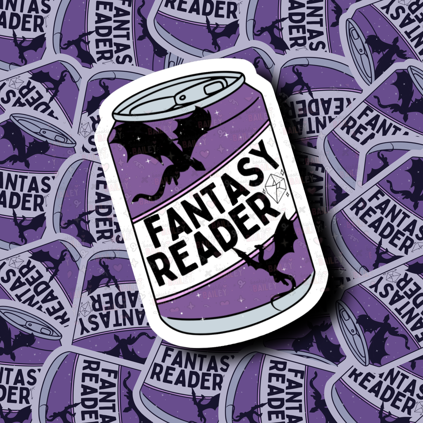 Fantasy Reader- Sticker