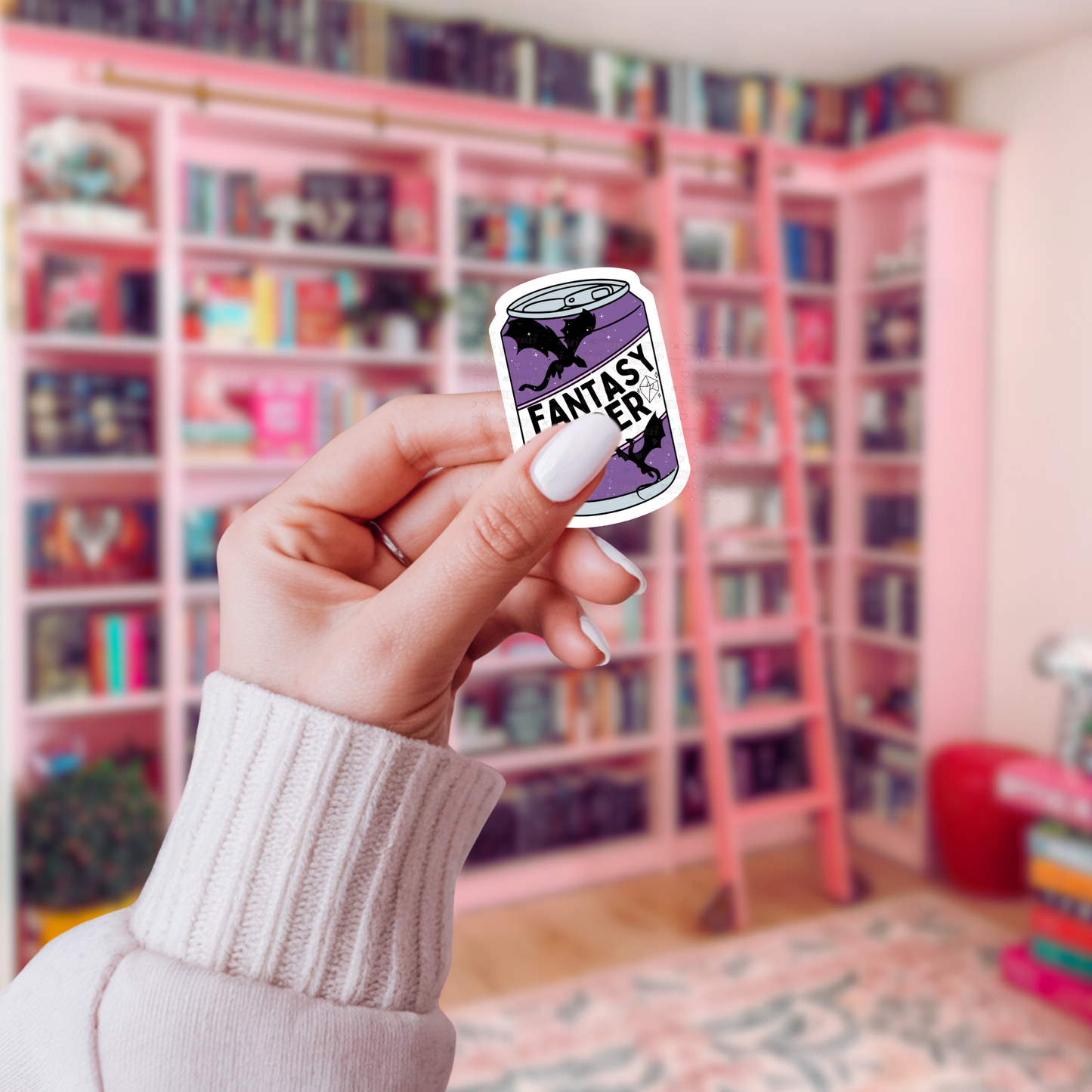 Fantasy Reader- Sticker