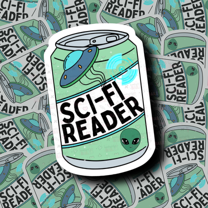 Sci-Fi Reader - Sticker