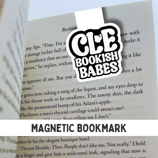CLE Bookish Babes B&W Magnetic Bookmark