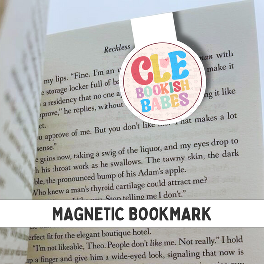 CLE Bookish Babes Circle Logo Magnetic Bookmark