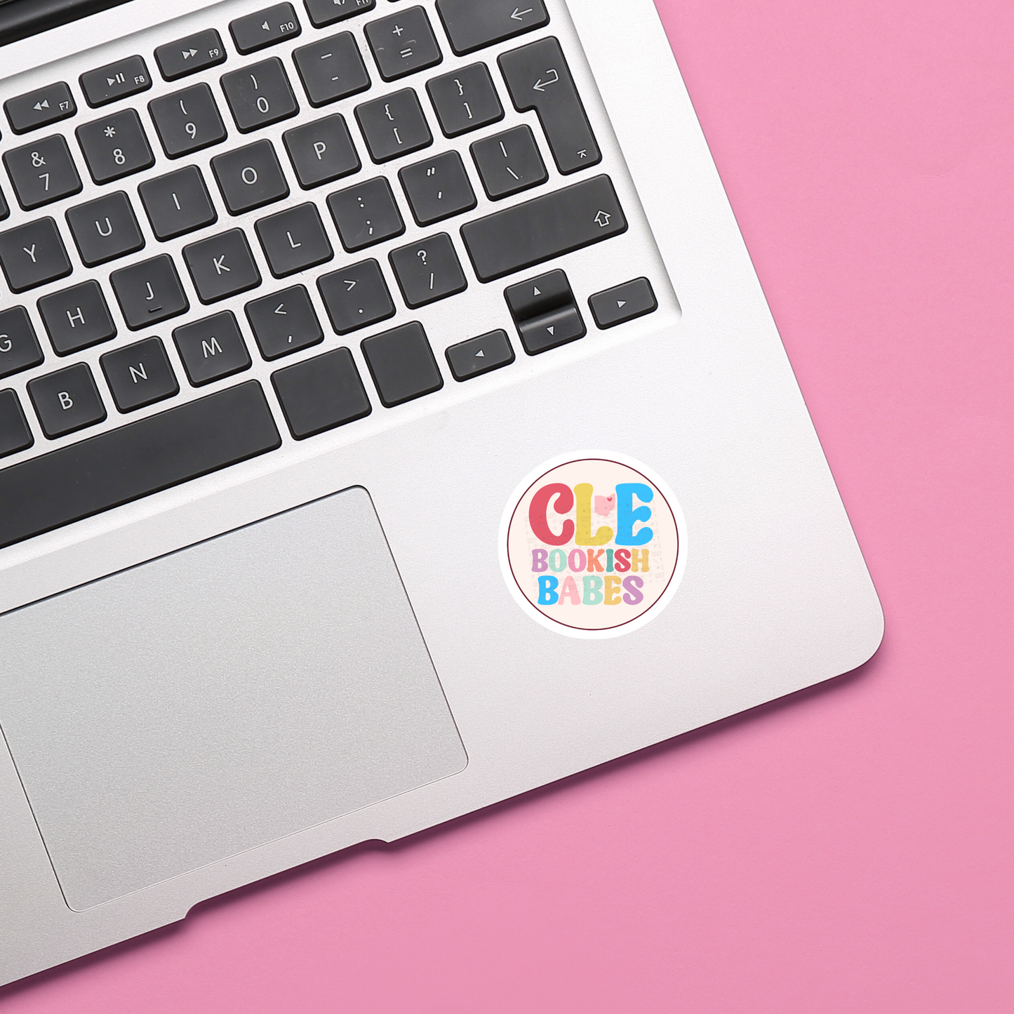 CLE Bookish Babes Circle Logo Sticker