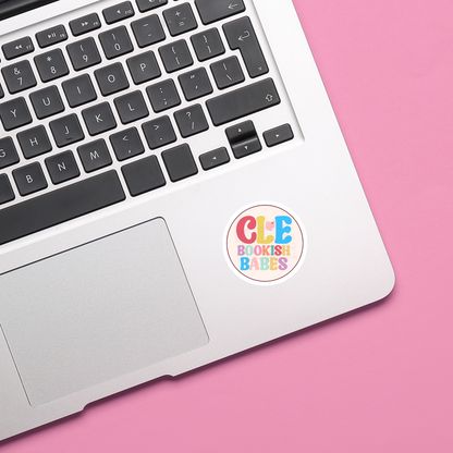 CLE Bookish Babes Circle Logo Sticker