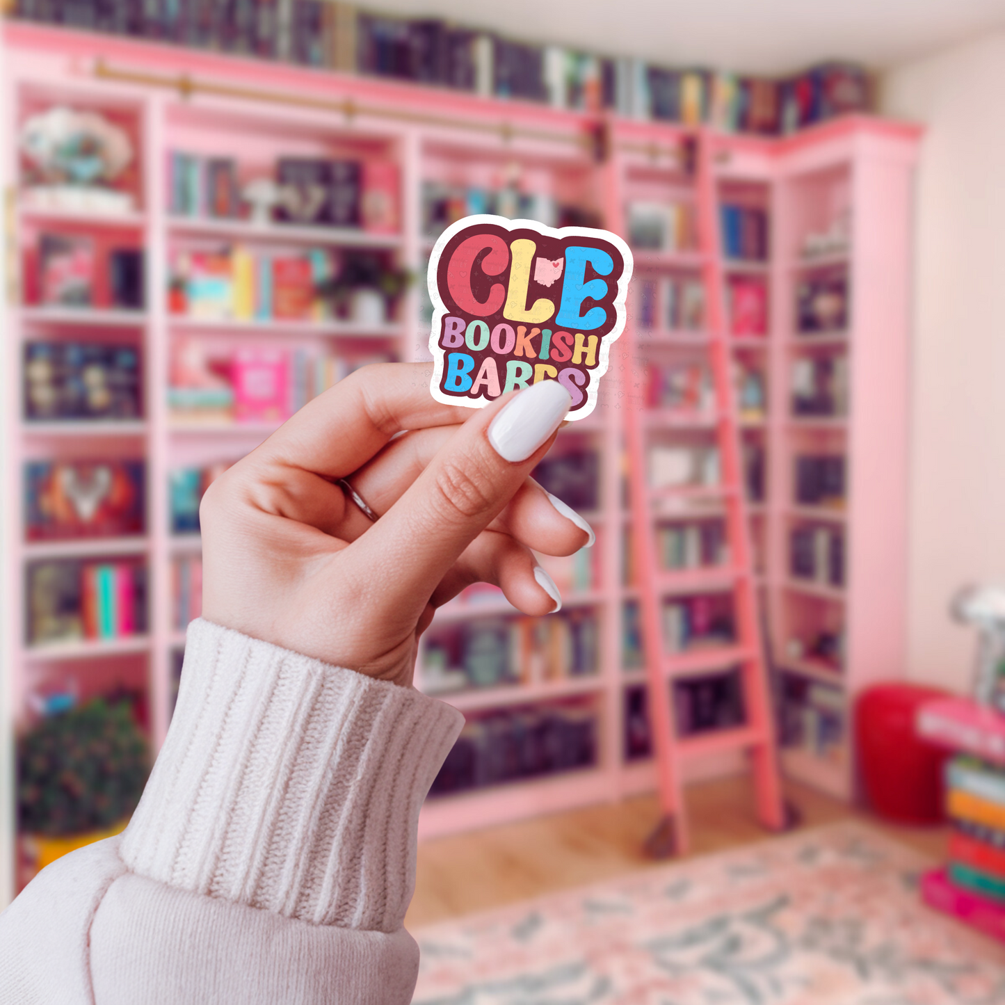CLE Bookish Babes Colorful Logo Sticker