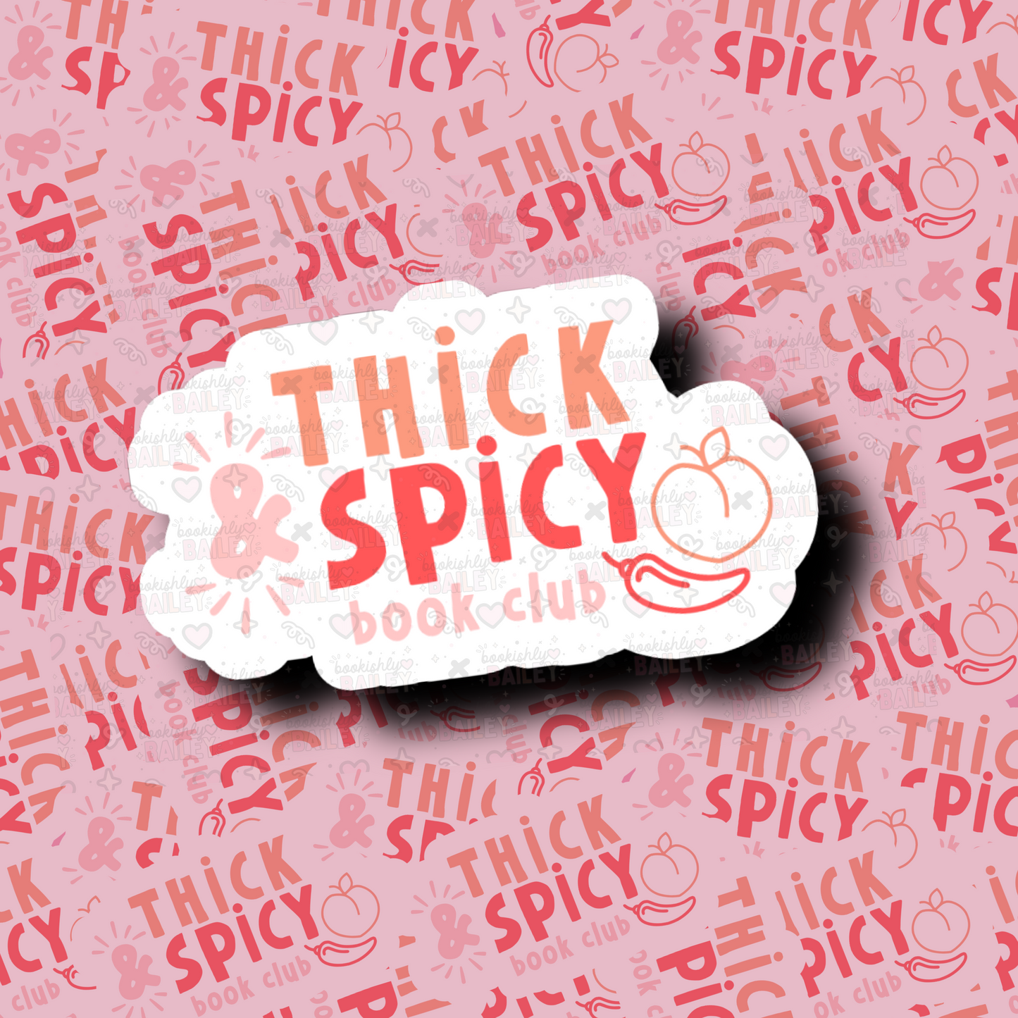 Thick & Spicy Colorful Logo Sticker