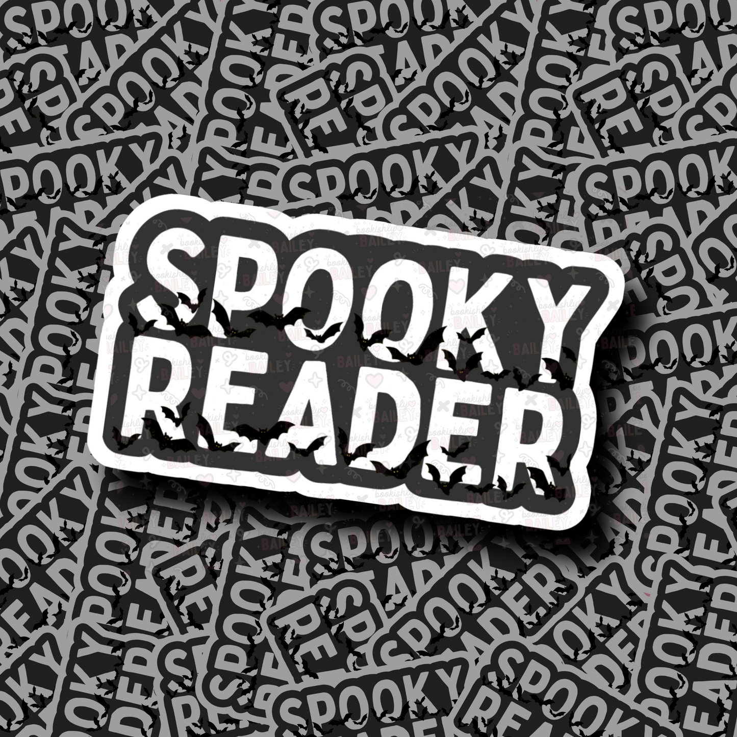 Spooky Reader Bookish Sticker