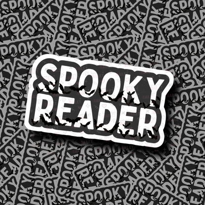 Spooky Reader Bookish Sticker