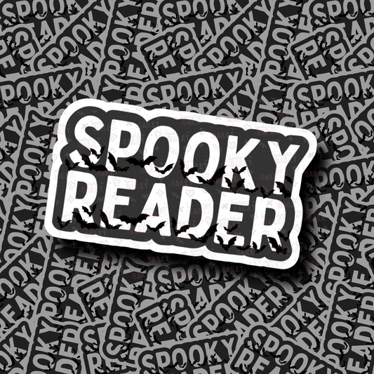 Spooky Reader Bookish Sticker