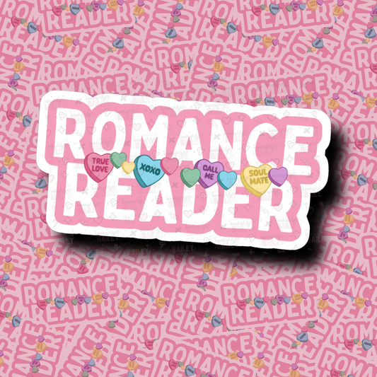 Romance Reader Bookish Sticker