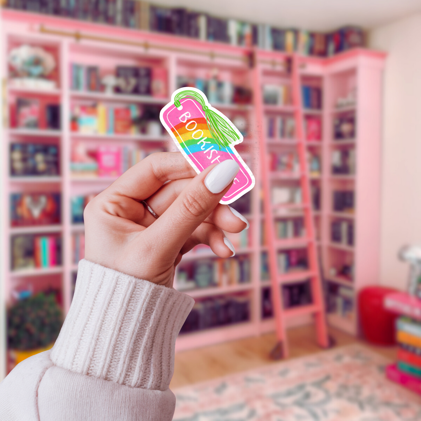 Bookish AF Bookmark Sticker