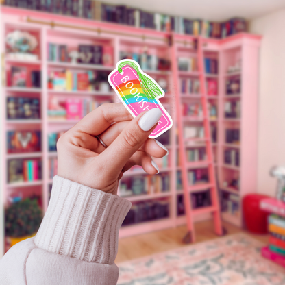 Bookish AF Bookmark Sticker